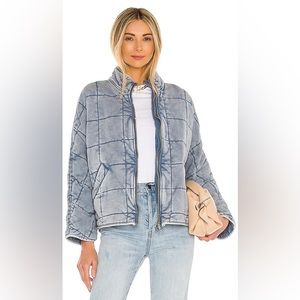 Free People Dolman Quilted Knit Jacket